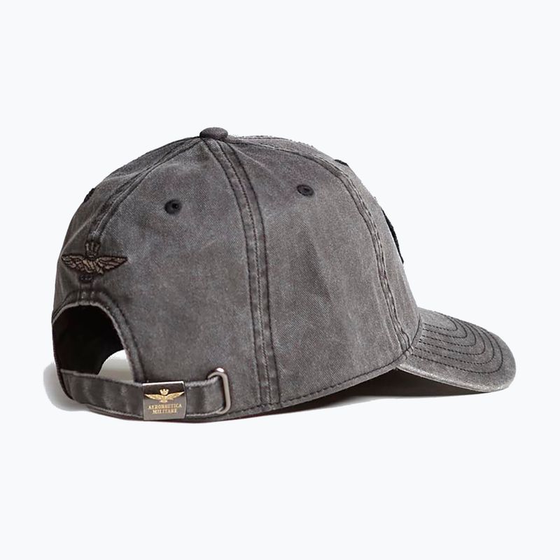 Мъжка бейзболна шапка Aeronautica Militare 251HA1211CT2476 black washed 2