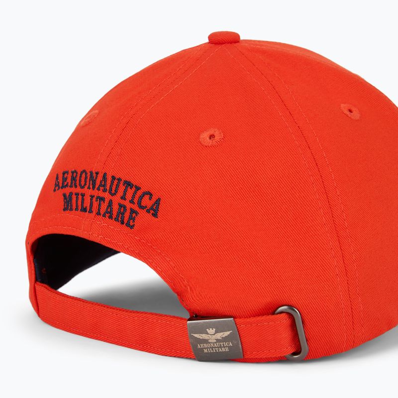 Мъжка бейзболна шапка Aeronautica Militare 251HA1212CT3299 papaya orange 4