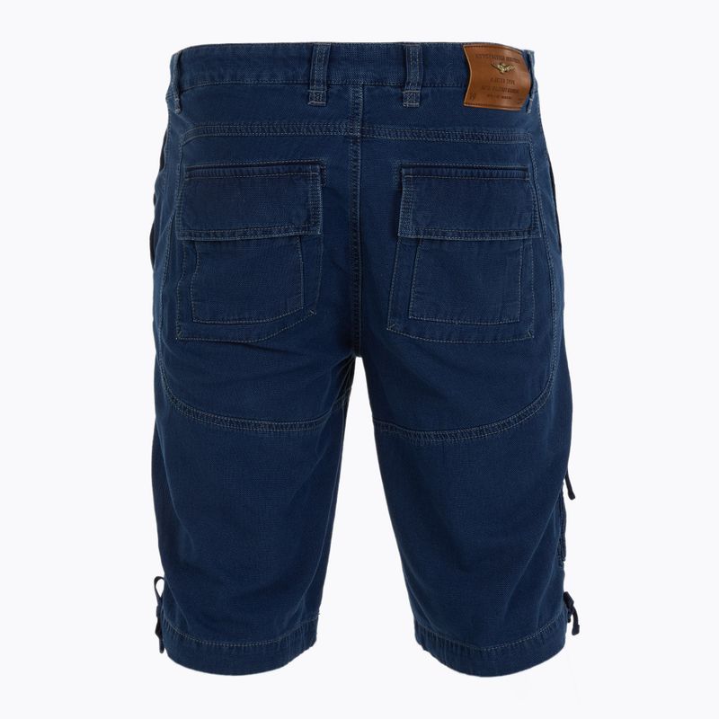 Мъжки шорти Aeronautica Militare 251BE252CT3507 indigo 2