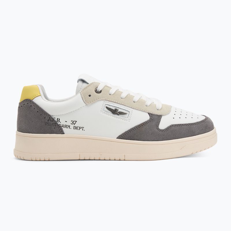 Мъжки обувки Aeronautica Militare 251SC235PL244 офуайт/сиви 2
