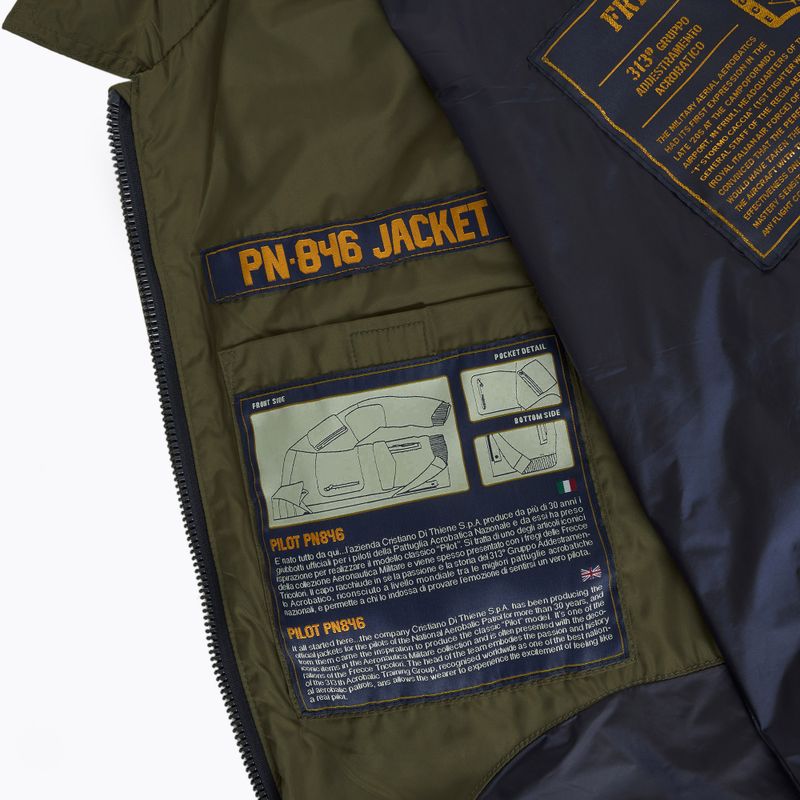 Мъжко яке Aeronautica Militare Heritage military olive 6