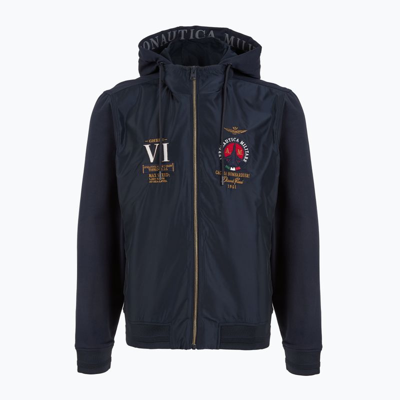 Мъжки суитшърт Aeronautica Militare 251AF500F459 Cappucio blu navy
