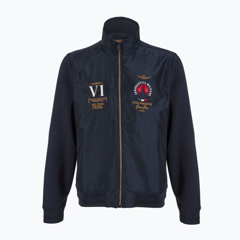 Мъжки суитшърт Aeronautica Militare 251AF500F459 Cappucio blu navy 7