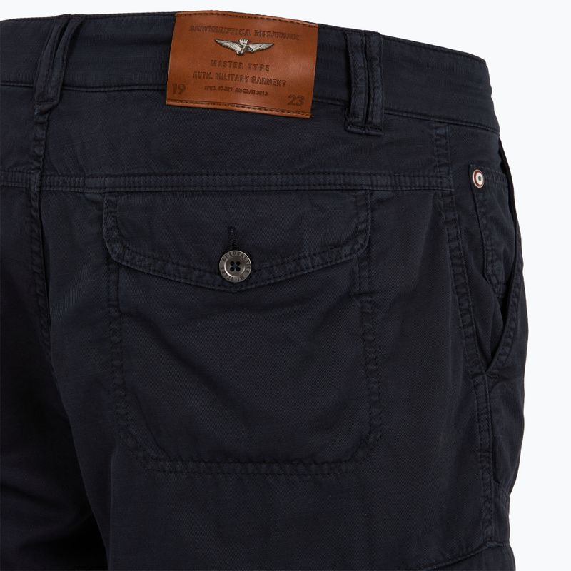 Мъжки шорти Aeronautica Militare 251BE259CT3526 blu navy washed 4