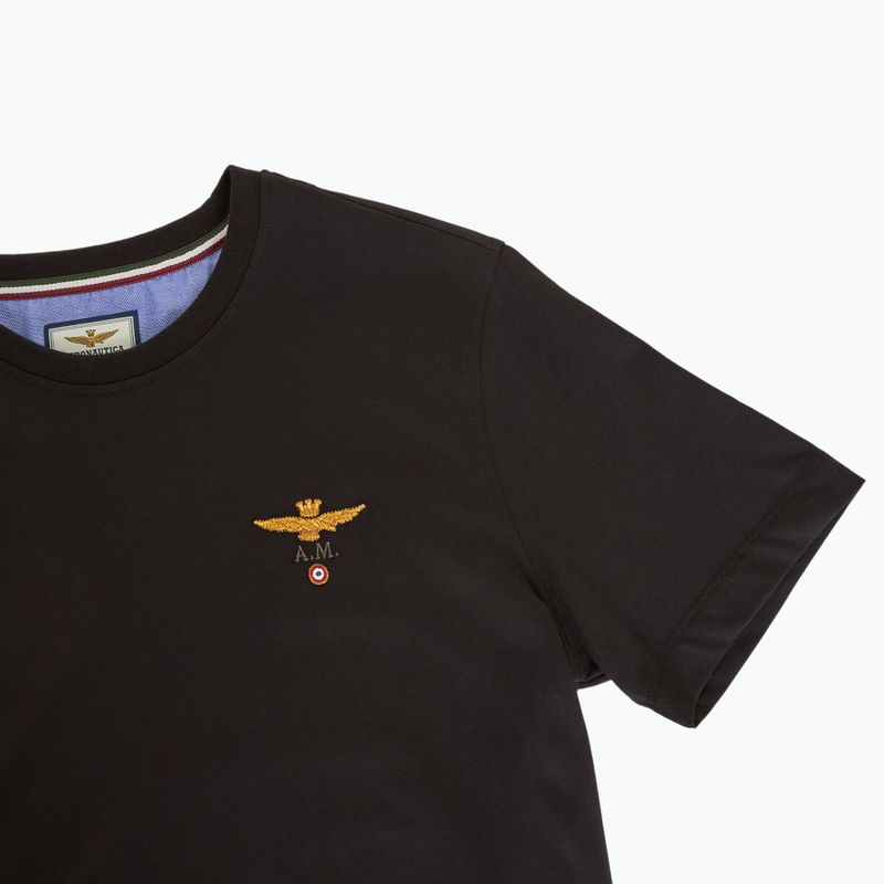 Мъжка тениска Aeronautica Militare Essential jet black 3