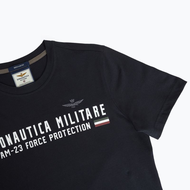 Мъжка тениска Aeronautica Militare Heritage blu navy 3