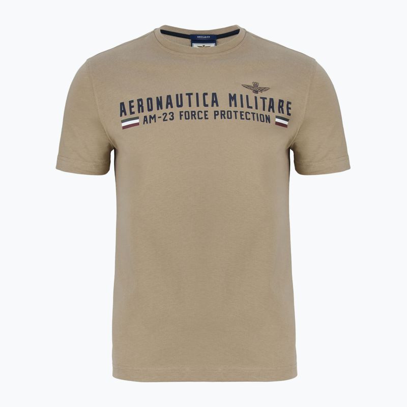 Мъжка тениска Aeronautica Militare Heritage dune beige