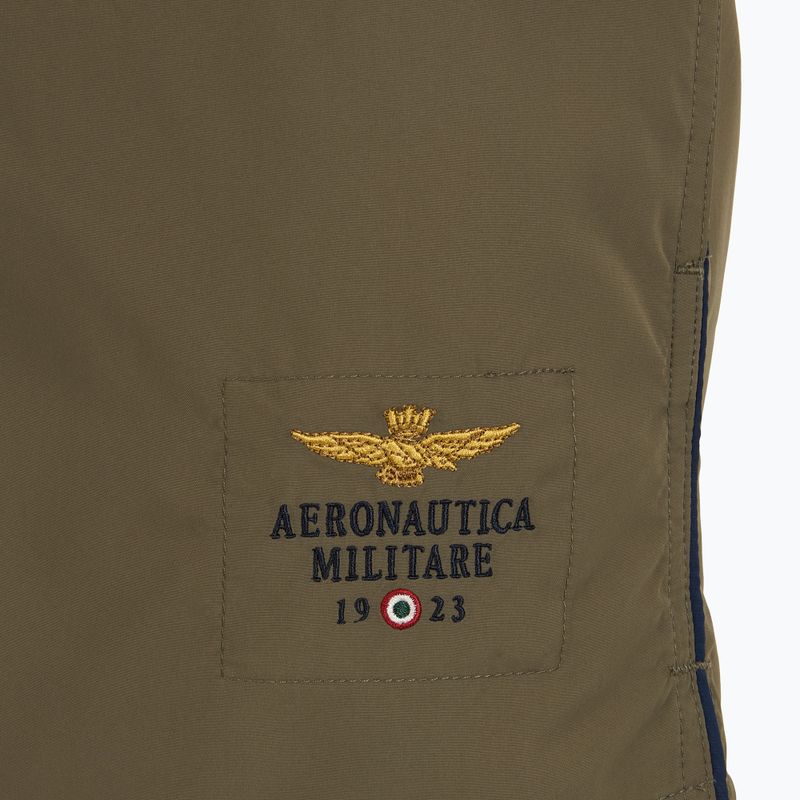 Мъжки бански шорти Aeronautica Militare 251BW223CT2967 военнозелен 3