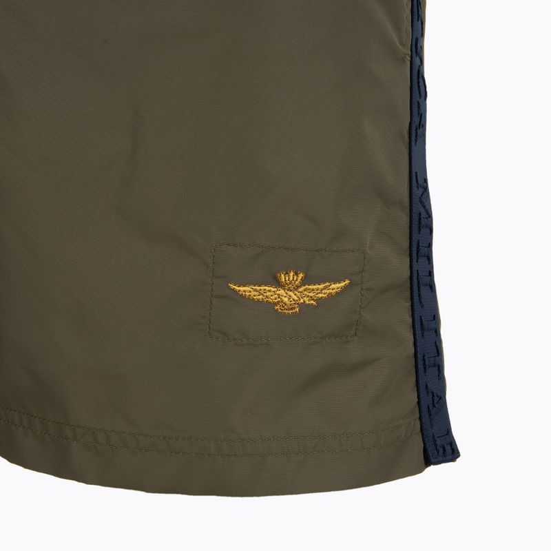 Мъжки бански шорти Aeronautica Militare 251BW225CT3539 военнозелен 3