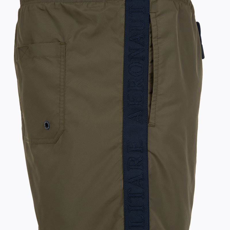 Мъжки бански шорти Aeronautica Militare 251BW225CT3539 военнозелен 4