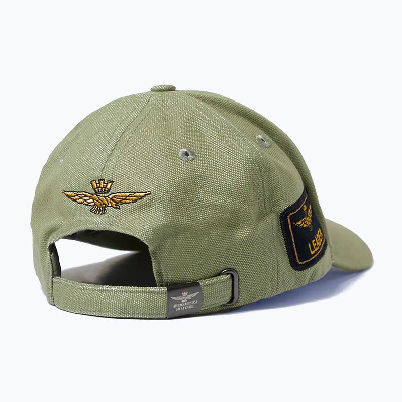 Мъжка бейзболна шапка Aeronautica Militare 251HA1150CT3043 маслиненозелена 2
