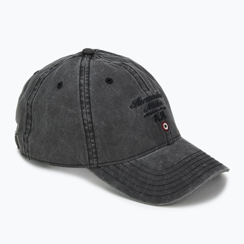 Мъжка бейзболна шапка Aeronautica Militare 251HA1204CT2476 black washed