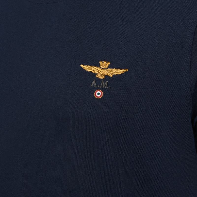 Мъжка тениска Aeronautica Militare 252TS1580UJ00372 Basic Crewneck blu navy 3