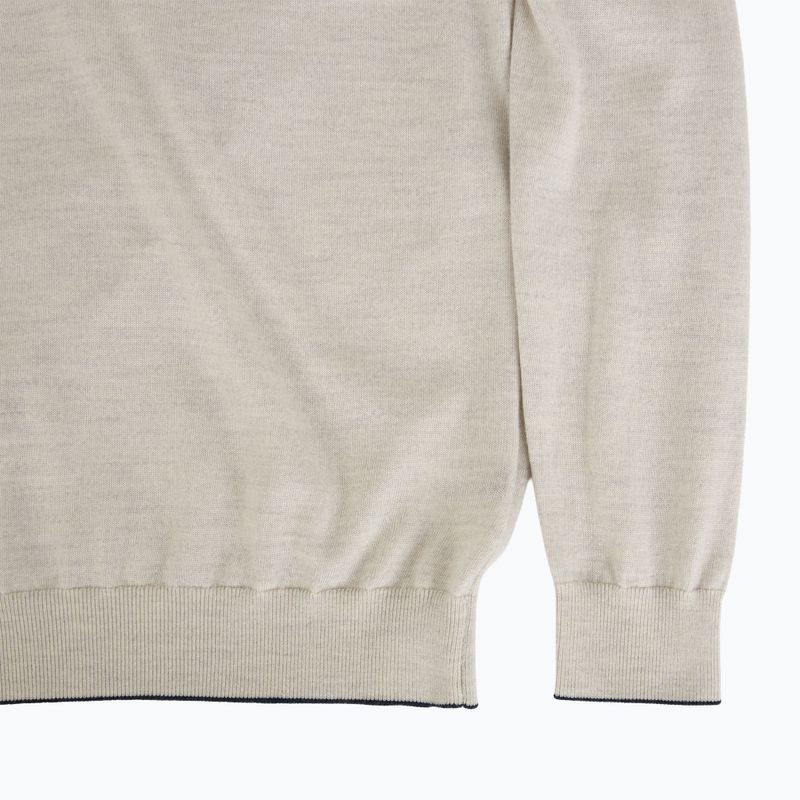 Мъжки пуловер Aeronautica Militare 1/2 Zip stone melange 3