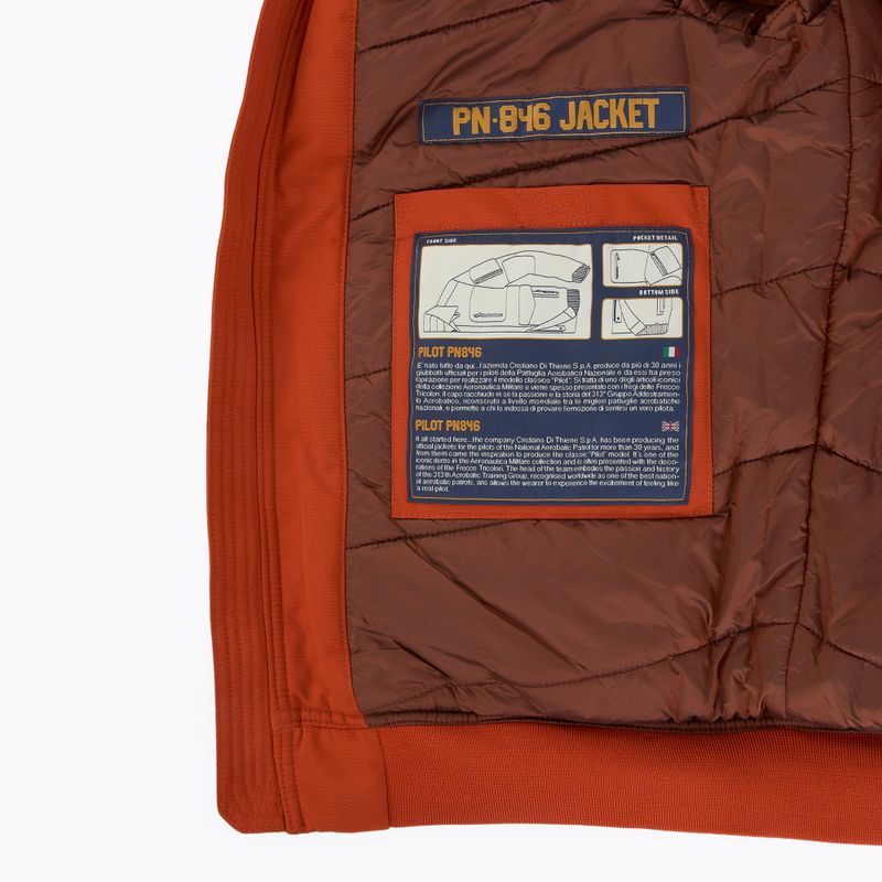 Мъжко яке Aeronautica Militare 252AB3024UCT03151 Lth clay orange 8