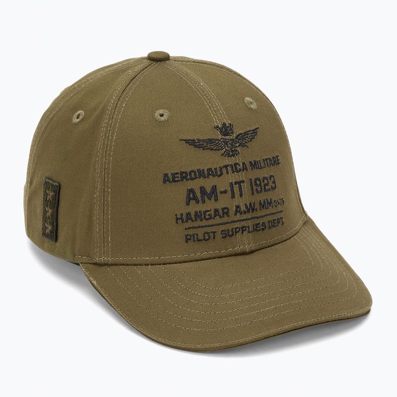 Мъжка шапка с козирка Aeronautica Militare 252HA1223UCT03299 dark olive