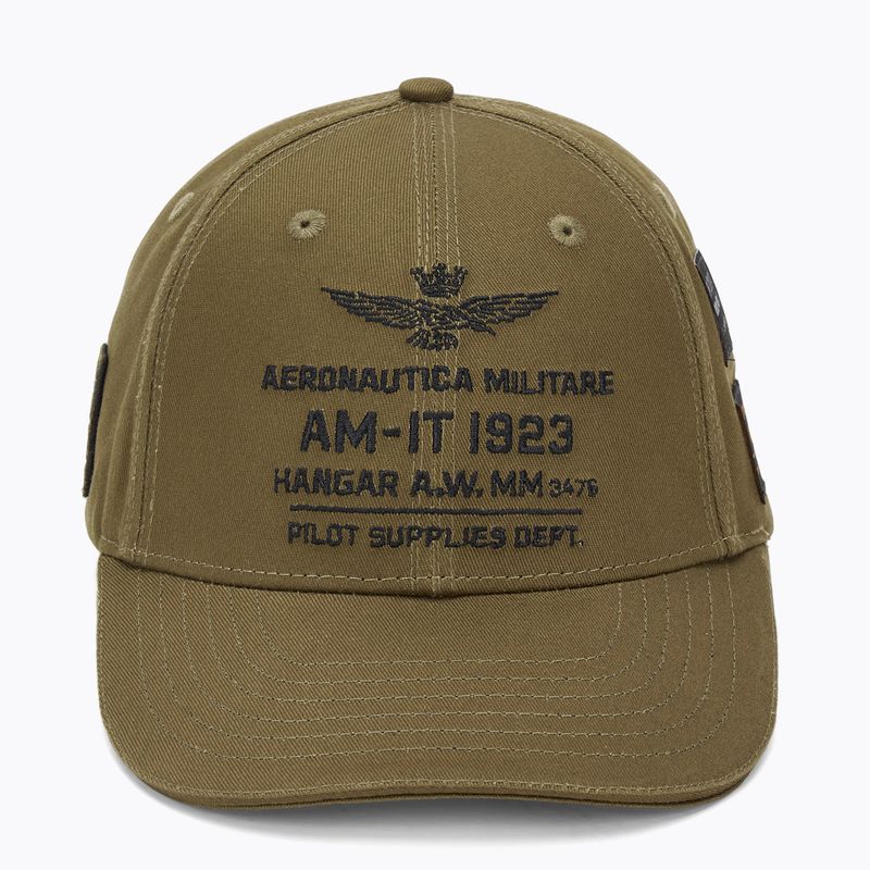 Мъжка шапка с козирка Aeronautica Militare 252HA1223UCT03299 dark olive 2