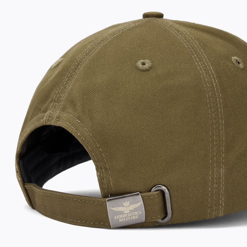 Мъжка шапка с козирка Aeronautica Militare 252HA1223UCT03299 dark olive 4