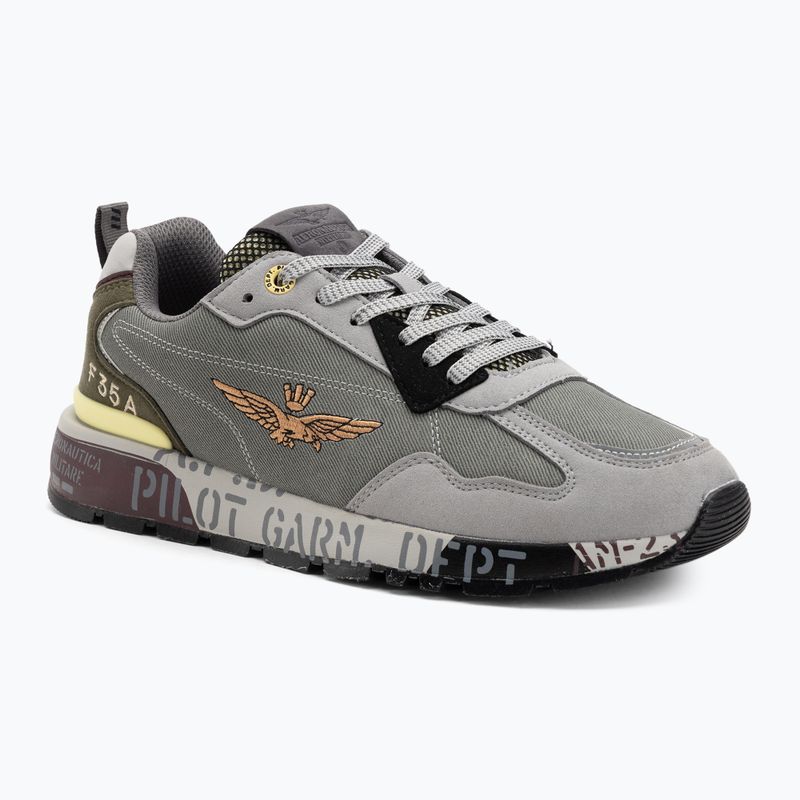 Мъжки обувки Aeronautica Militare 252SC0276UCT03380 miulticolor grey/green