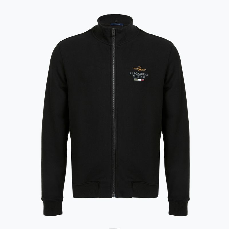 Мъжки суитшърт Aeronautica Militare Hoodie jet black 4