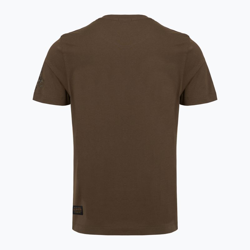 Mъжка тениска Aeronautica Militare TS2535UJ00641 chestnut brown 2