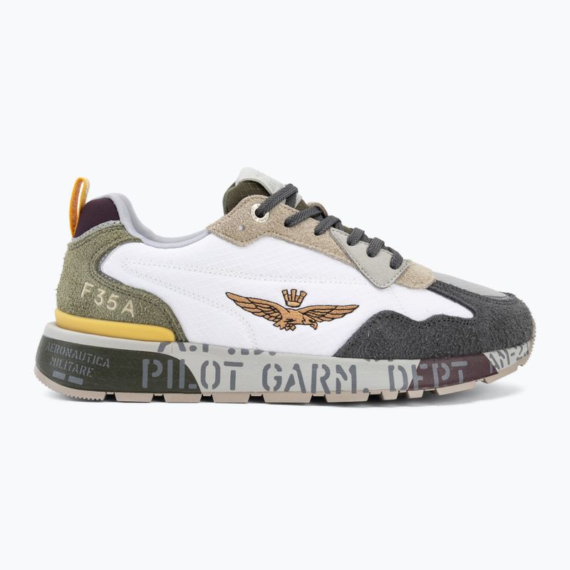 Mъжки обувки Aeronautica Militare SC0276UCT03546 off white/verde/marrone/grigio 2
