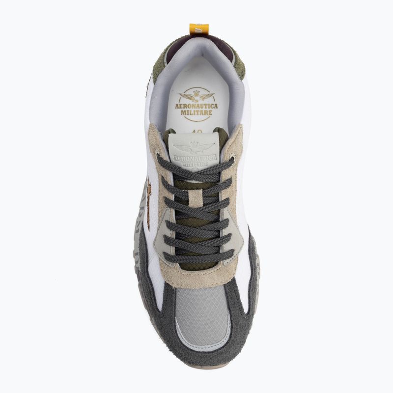 Mъжки обувки Aeronautica Militare SC0276UCT03546 off white/verde/marrone/grigio 5