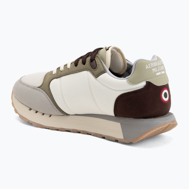 Мъжки обувки Aeronautica Militare SC0292UCT03331 off white/green/brown/grey 3