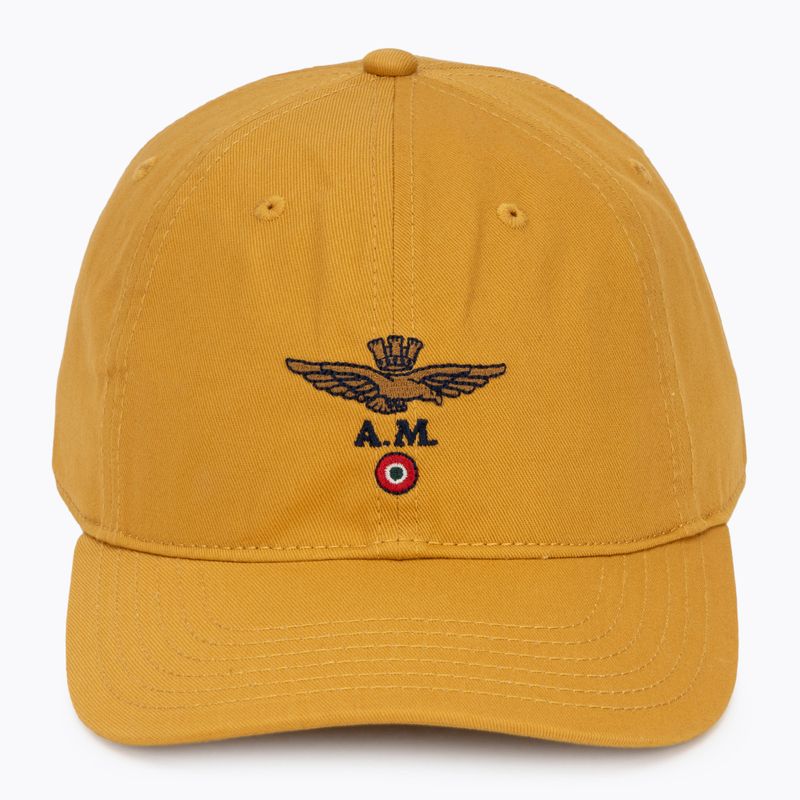 Мъжка шапка с козирка Aeronautica Militare HA1246UCT02 mustard yellow 2