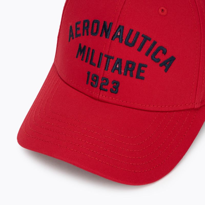 Мъжка шапка с козирка Aeronautica Militare HA1104UCT02 tango red 3