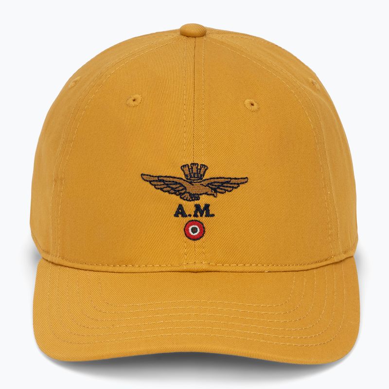 Мъжка шапка с козирка Aeronautica Militare HA1104UCT02 mustard yellow 2
