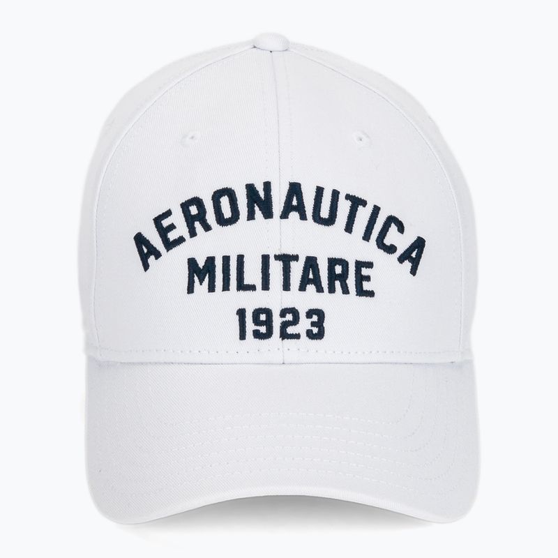 Мъжка шапка с козирка Aeronautica Militare HA1104UCT02 off white 2