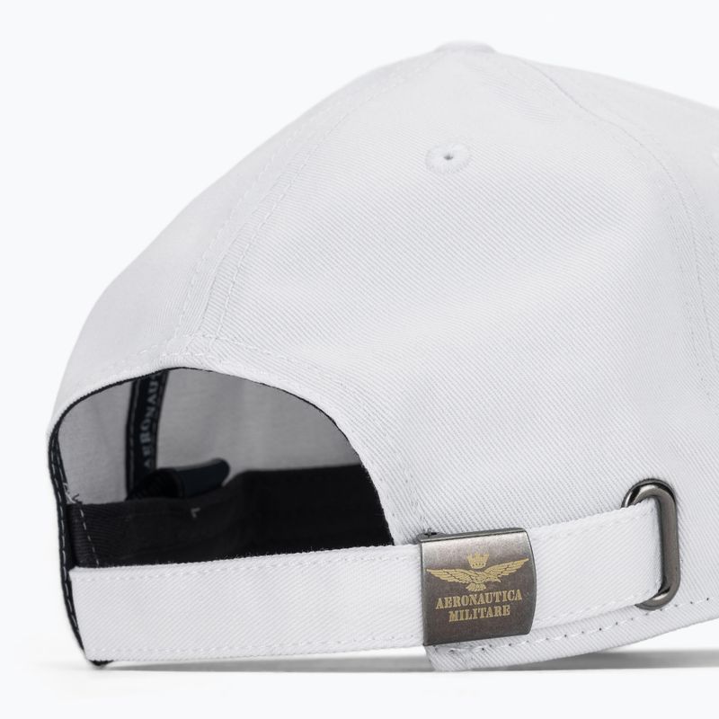 Мъжка шапка с козирка Aeronautica Militare HA1104UCT02 off white 4