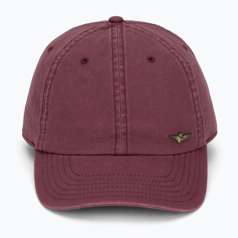 Мъжка шапка с козирка Aeronautica Militare HA1244UCT02476 maroon 2