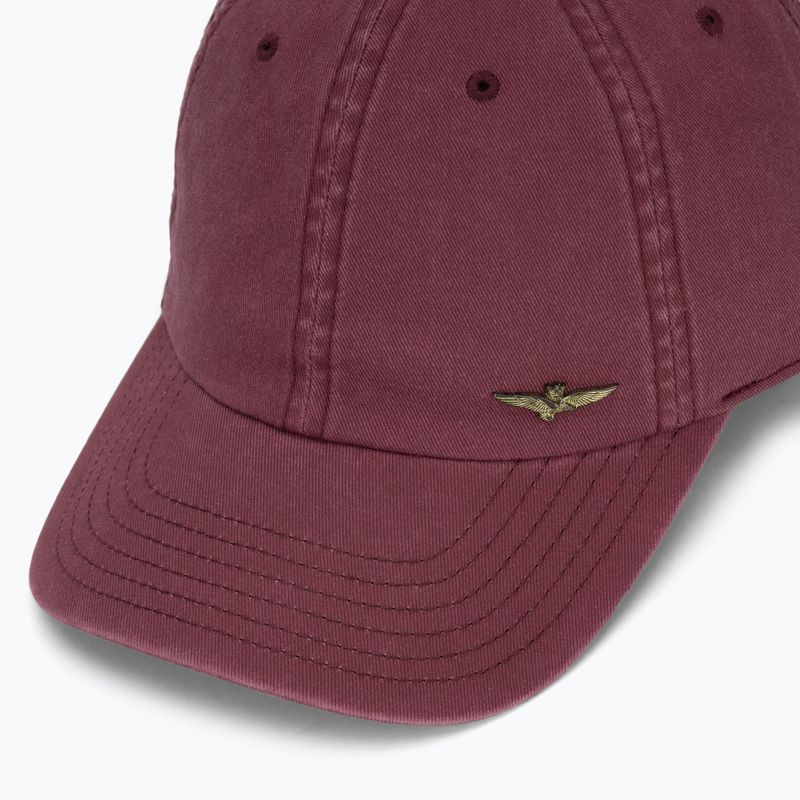 Мъжка шапка с козирка Aeronautica Militare HA1244UCT02476 maroon 3