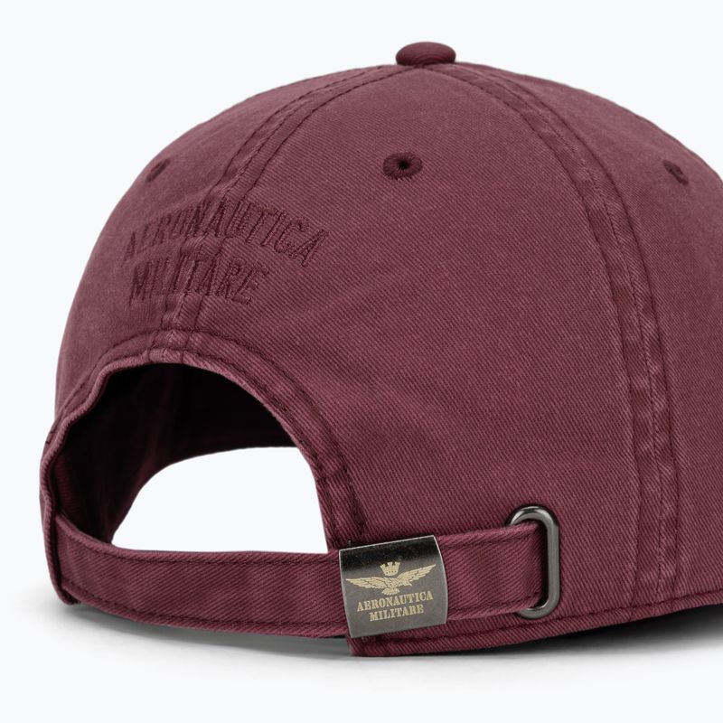 Мъжка шапка с козирка Aeronautica Militare HA1244UCT02476 maroon 4