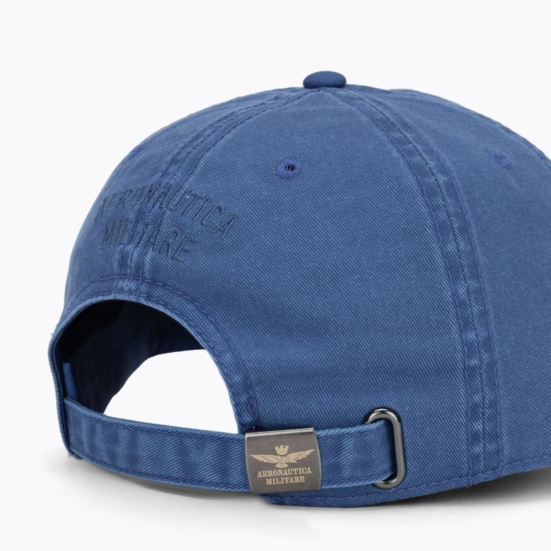 Мъжка шапка с козирка Aeronautica Militare HA1244UCT02476 high tide blue 4