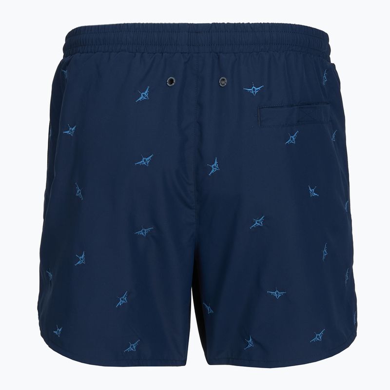 Мъжки бански шорти Aeronautica Militare BW0232UCT04317 blu navy 2