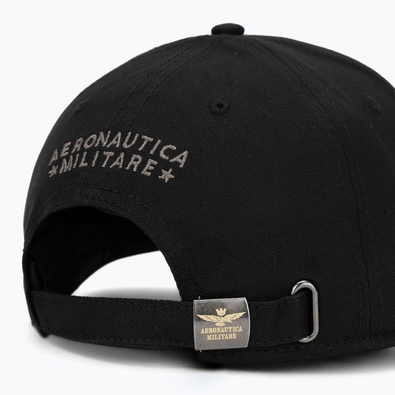 Mъжка шапка с козирка Aeronautica Militare HA1100UCT02848 jet black 4
