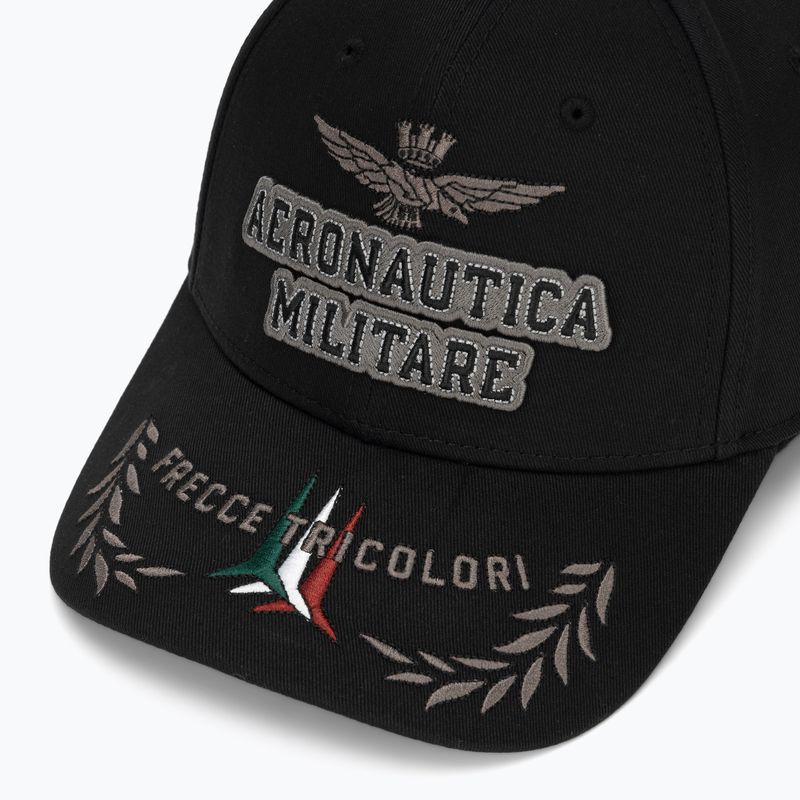 Мъжка шапка с козирка Aeronautica Militare HA1104UCT02 jet black 3