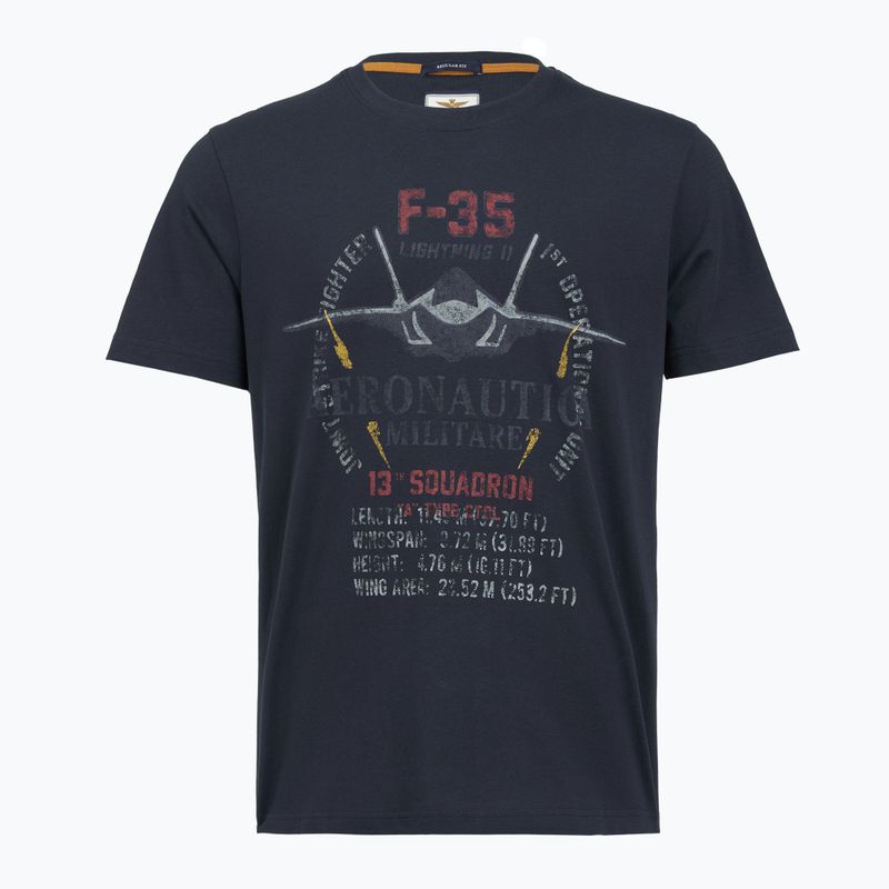 Mъжка тениска Aeronautica Militare TS2536UJ00641 blu navy