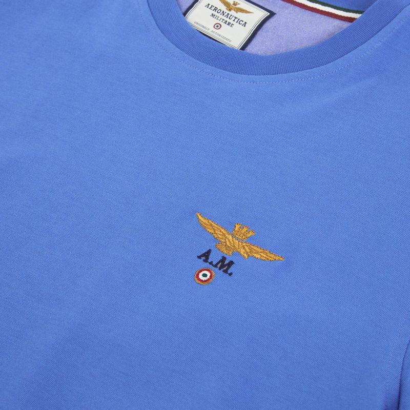 Мъжка тениска Aeronautica Militare TS1580UJ00372 sonic blue 3
