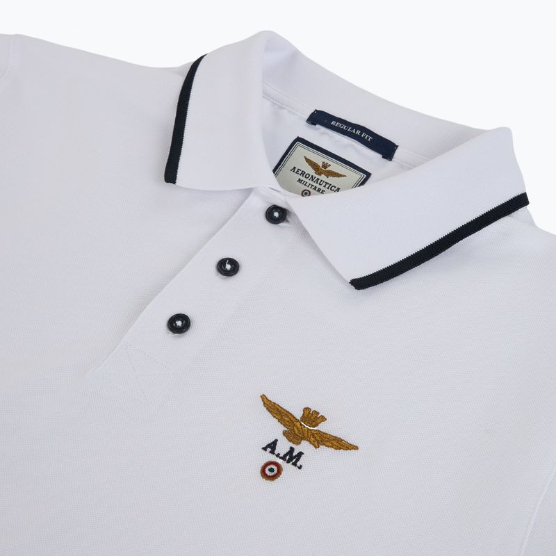 Тениска Aeronautica Militare PO1308UP00082 Polo off white 3
