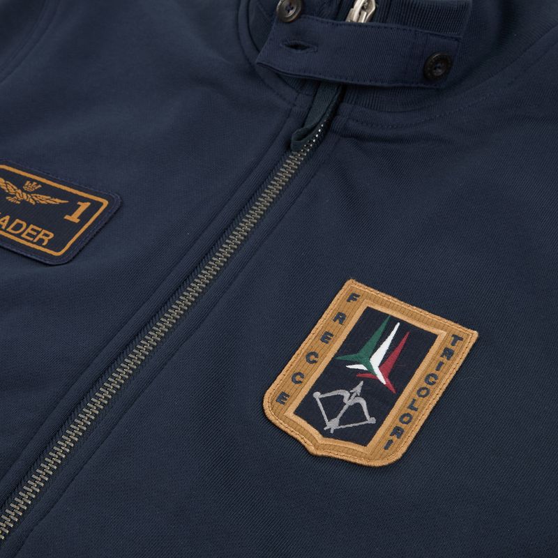 Мъжки суитшърт Aeronautica Militare FE2102UF00679 FZ blu navy 4