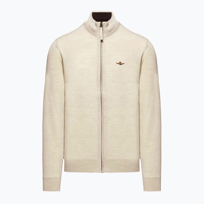 Мъжки суитшърт Aeronautica Militare 262MA1642UL00415 Fz stone melange