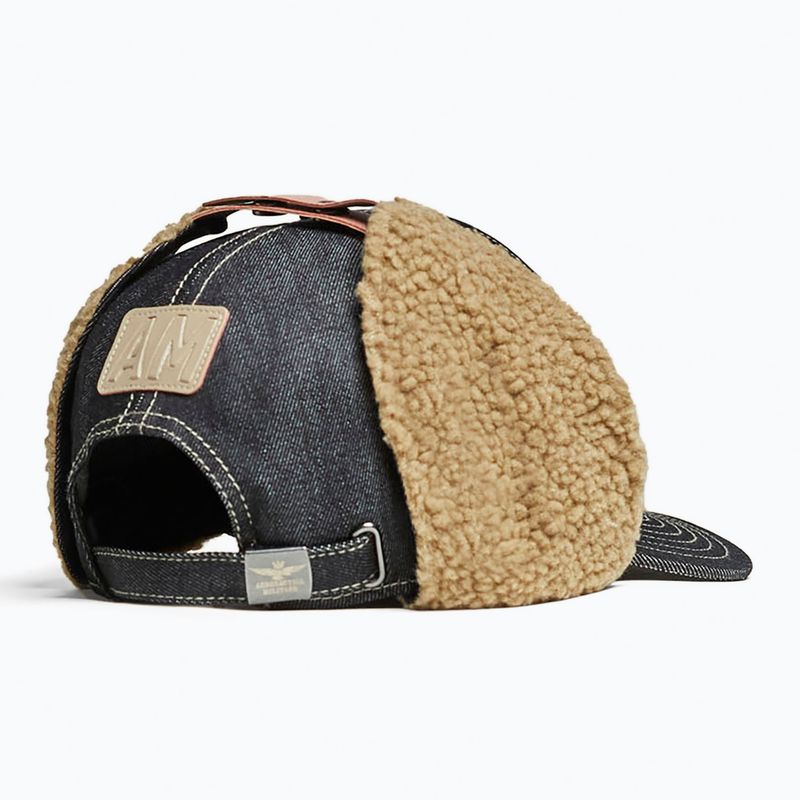 Мъжка шапка с козирка Czapka Aeronautica Militare 262HA1260DCT04366 denim nero 2
