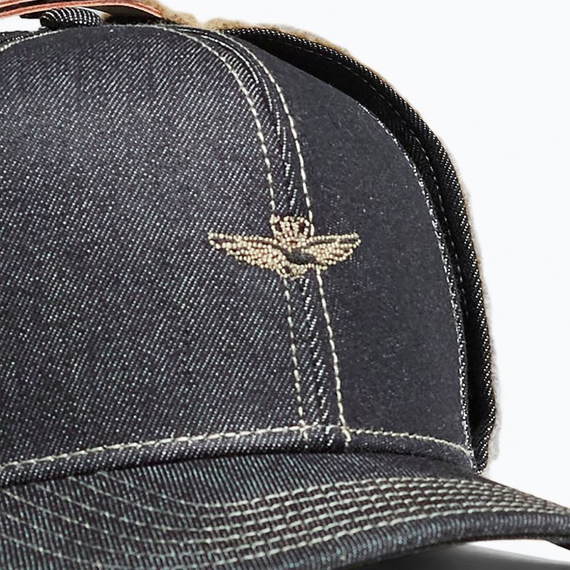 Мъжка шапка с козирка Czapka Aeronautica Militare 262HA1260DCT04366 denim nero 3