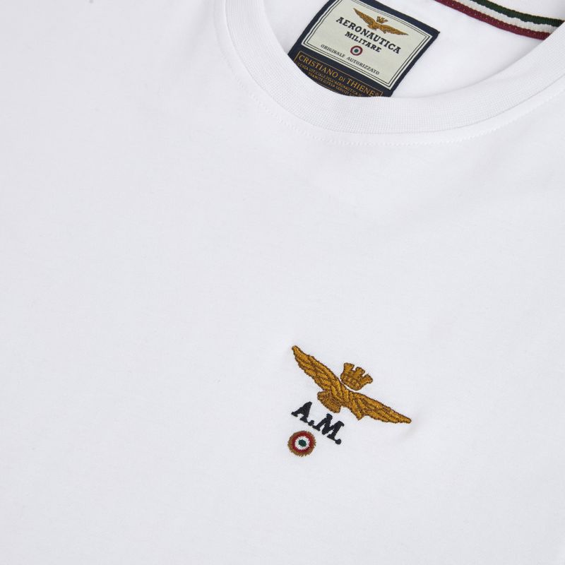Мъжка тениска Aeronautica Militare 262TS1580UJ00372 off white 3