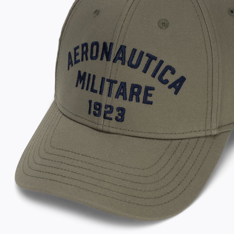 Мъжка шапка с козирка Aeronautica Militare HA1104UCT02 smokey olive 3