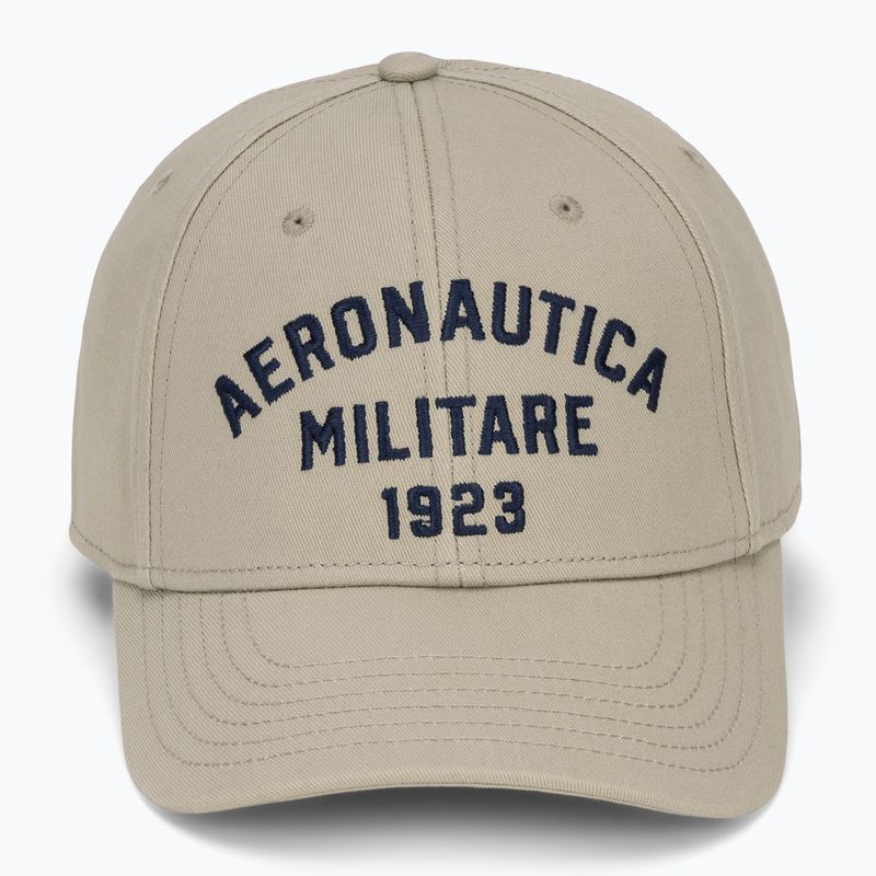 Мъжка шапка с козирка Aeronautica Militare HA1104UCT02 taupe beige 2